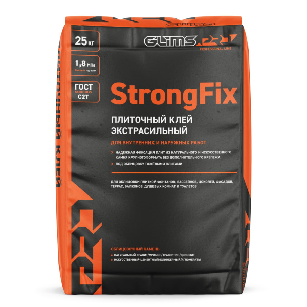 Плиточный клей GLIMS®StrongFix быстрой фиксации  Плиточный клей GLIMS®StrongFix быстрой фиксации