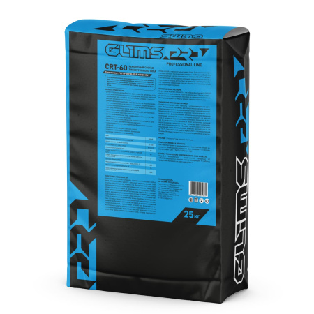 Ремонтная смесь GLIMS®PRO CRT-60 безусадочная тиксотропного типа