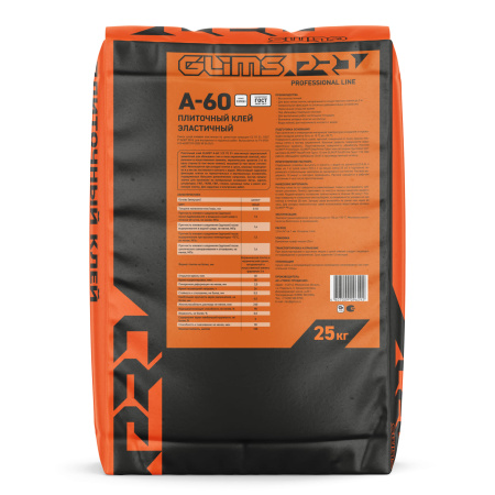 Плиточный эластичный клей GLIMS®A-60 однокомпонентный Плиточный эластичный клей GLIMS®A-60 однокомпонентный