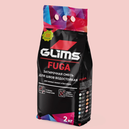 Затирка для швов GLIMS®Fuga межплиточная. Цвет: Чайная роза Затирка для швов GLIMS®Fuga межплиточная. Цвет: Чайная роза